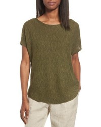 Olive Short Sleeve Sweater