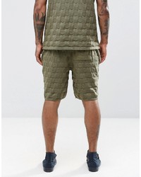 Asos Brand Knitted Shorts With Circles Design