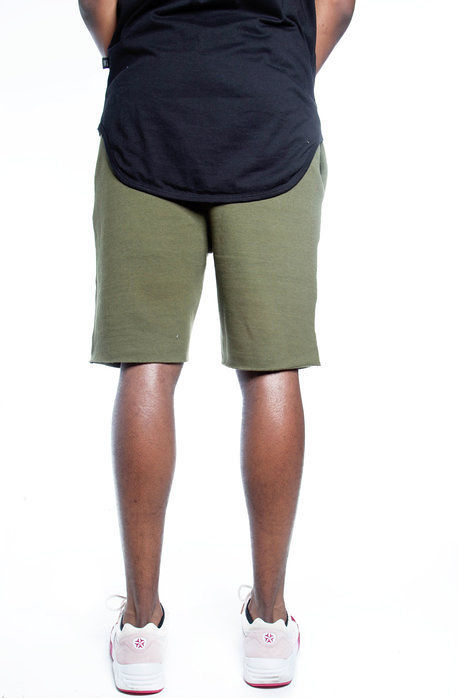 Chicago Clout Club Clout Club Biker Sweatshorts In Olive, $38 | Miss KL |  Lookastic