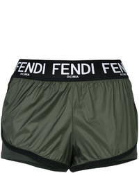 Fendi Ff Logo Shorts