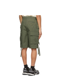Juun.J Khaki Gurkha Pocket Shorts