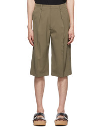 Jean Paul Gaultier Khaki The Suit Bermuda Shorts Shorts