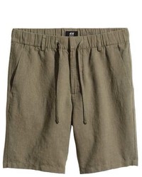 H&M Linen Blend Shorts