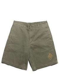 We Are All Smith Olive Green Military Shorts For