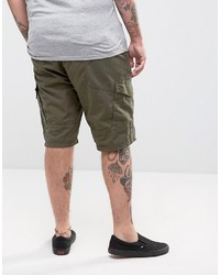 French Connection Plus Military Cargo Shorts