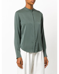 Vince Collarless Blouse