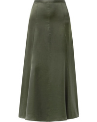 Albus Lumen Silk Satin Maxi Skirt