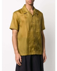 Helmut Lang Short Sleeved Silk Shirt