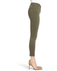 Paige Daryn High Rise Ankle Zip Skinny Jeans