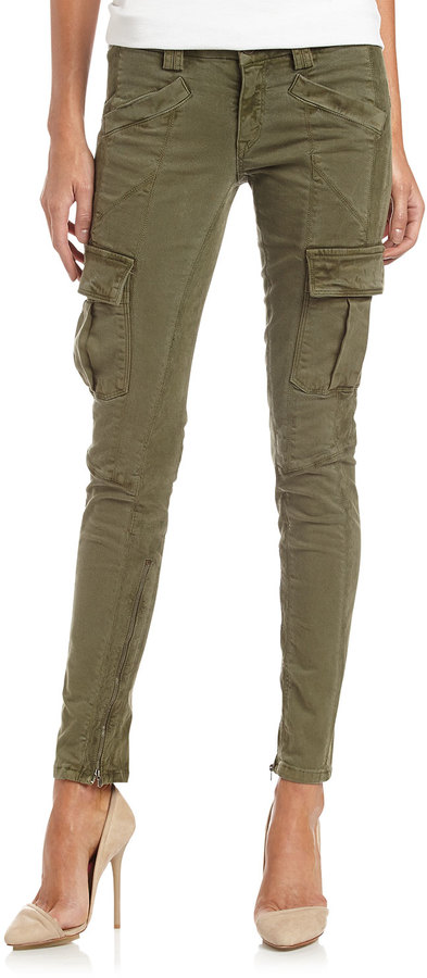 Vince Fade To Blue Skinny Cargo Pants 