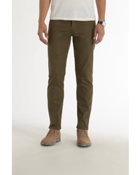 Goodale Olive Skinny Selvedge Denim