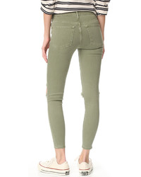 Free People High Rise Busted Skinny Jeans