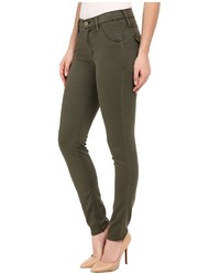 Hudson Lilly Mid Rise Ankle Skinny In Fillmore Green