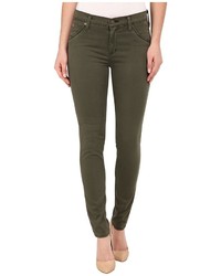 Hudson Lilly Mid Rise Ankle Skinny In Fillmore Green