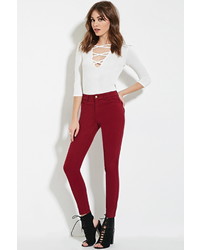 Forever 21 Mid Rise Skinny Jeans