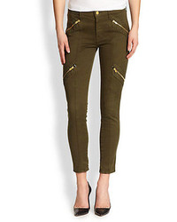 7 For All Mankind Skinny Ankle Moto Jeans