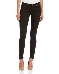7 For All Mankind Skinny Jean In Brushed Sateen Twill