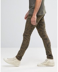 Super skinny best sale camo jeans