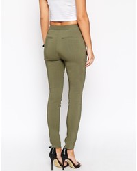 Asos Collection High Waist Pants In Skinny Fit