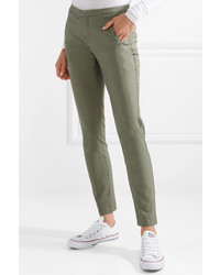 ATM Anthony Thomas Melillo Stretch Cotton Twill Tapered Pants