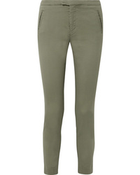 ATM Anthony Thomas Melillo Stretch Cotton Twill Tapered Pants