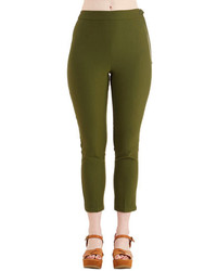 Ufo Textile Group Myrtlewood A Chic Start Pants In Olive