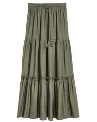 H&M Long Tiered Skirt