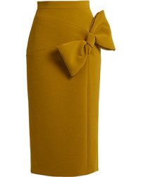 Roksanda Maida Bow Detail Midi Skirt