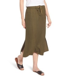 Eileen Fisher Tencel Linen Straight Skirt