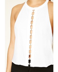Forever 21 Circle Cutout Front Top