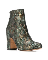 Chie Mihara Snakeskin Effect Ankle Boots