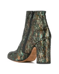 Chie Mihara Snakeskin Effect Ankle Boots