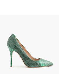J.Crew Collection Roxie Snakeskin Pumps