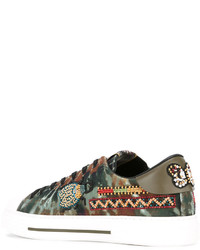 Valentino Garavani Bead Embellished Sneakers