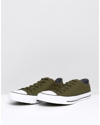 Converse Chuck Taylor All Star Ox Sneakers In Green 157266c