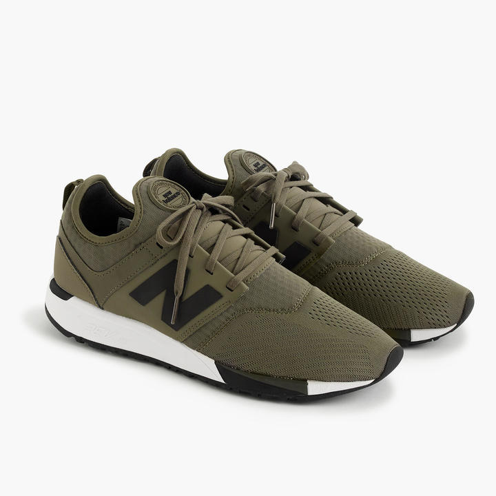 tetrahedron Monastery to justify J.Crew New Balance 247 Sport Sneakers In Olive, $89 | J.Crew | Lookastic