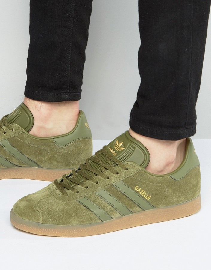 adidas Originals Gazelle Sneakers In Green Bb5265 $59 | Asos ... حذاء