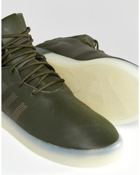 adidas Originals Tubular Invader Sneakers In Green S81795