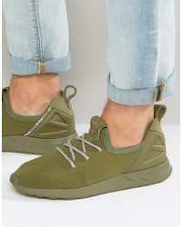 adidas Originals Zx Flux Adv X Sneakers In Green B49405