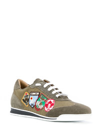 DSQUARED2 Patch Embroidered Sneakers