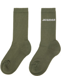 Jacquemus Khaki Les Chaussettes Socks