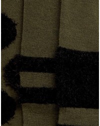 Asos Socks With Fluffy Panels 3 Pack