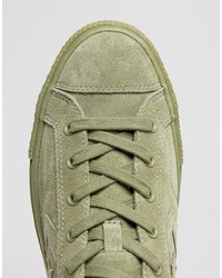 Converse Star Player Sneakers In Green 155403c
