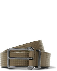 Olive Studded Leather Belt