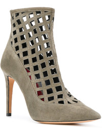 Jean-Michel Cazabat Cut Out Pointed Ankle Boots