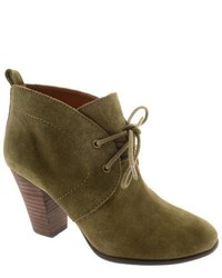 Lucky Brand Unitas Dark Olive Oiled Suede Boots