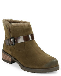 Elie Tahari Martini Fur Lined Suede Boots
