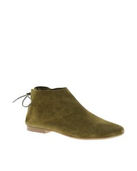 Shoe The Bear Poca Olive Suede Boots