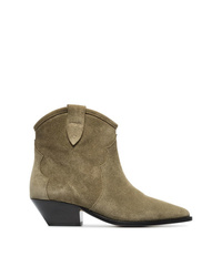 Isabel Marant Taupe Dewina 40 Suede Ankle Boots