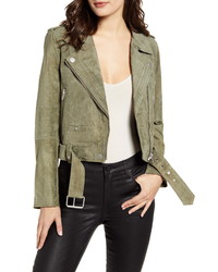 BLANKNYC Suede Moto Jacket